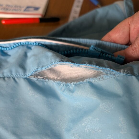 Columbia Sky Blue/White Outdoor Jacket Size Med - Picture 15 of 15